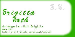 brigitta woth business card